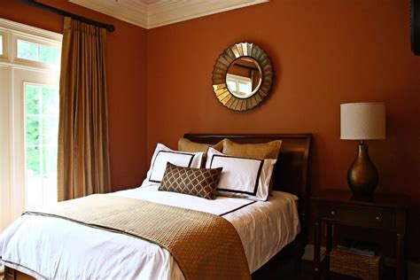 orange paint colors for bedroom.